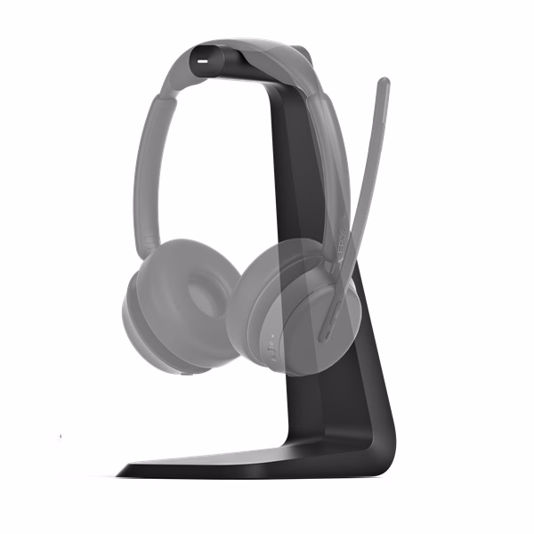 EPOS IMPACT 1061T ANC Stand Teams Stereo Bluetooth Headset mit CH 40 Ladestation & BTD 800 USB-A Blu
