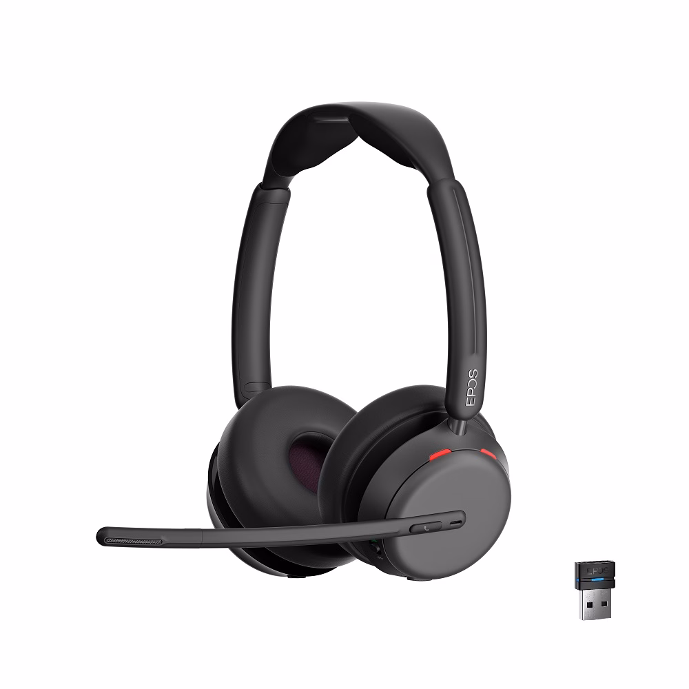 EPOS IMPACT 1060 ANC UC Stereo Bluetooth Headset mit BTD 800 USB-A Bluetooth Dongle