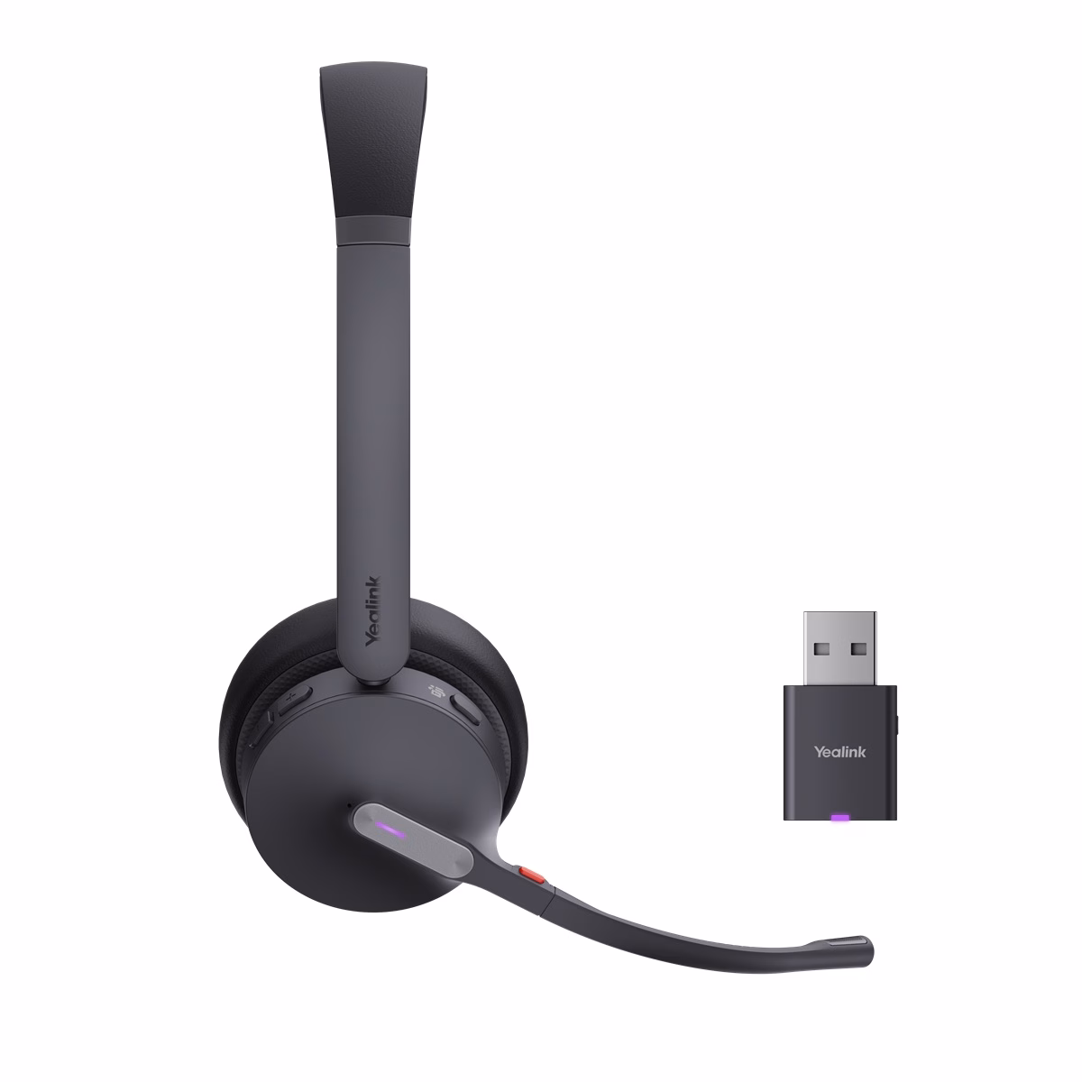 Yealink WH64 Hybrid Mono Stand Teams DECT/BT Headset inkl. Ladeständer & USB-A DECT Dongle