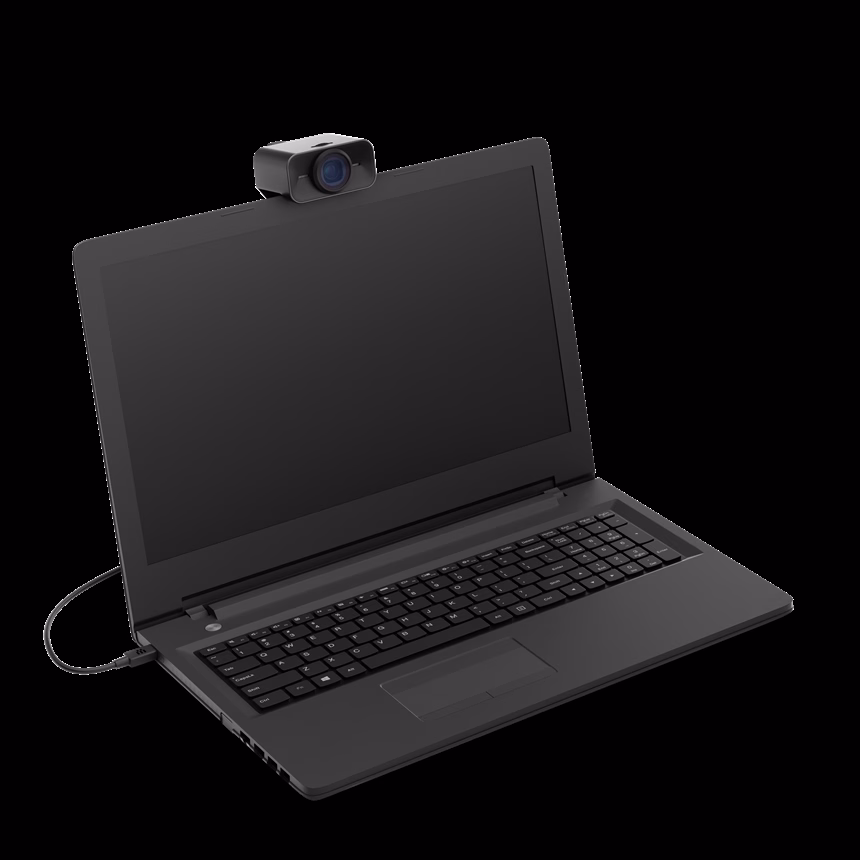 EPOS EXPAND Vision 1 USB-C 4K-Kamera mit zwei omnidirektionalen Mikrofonen und Transporttasche