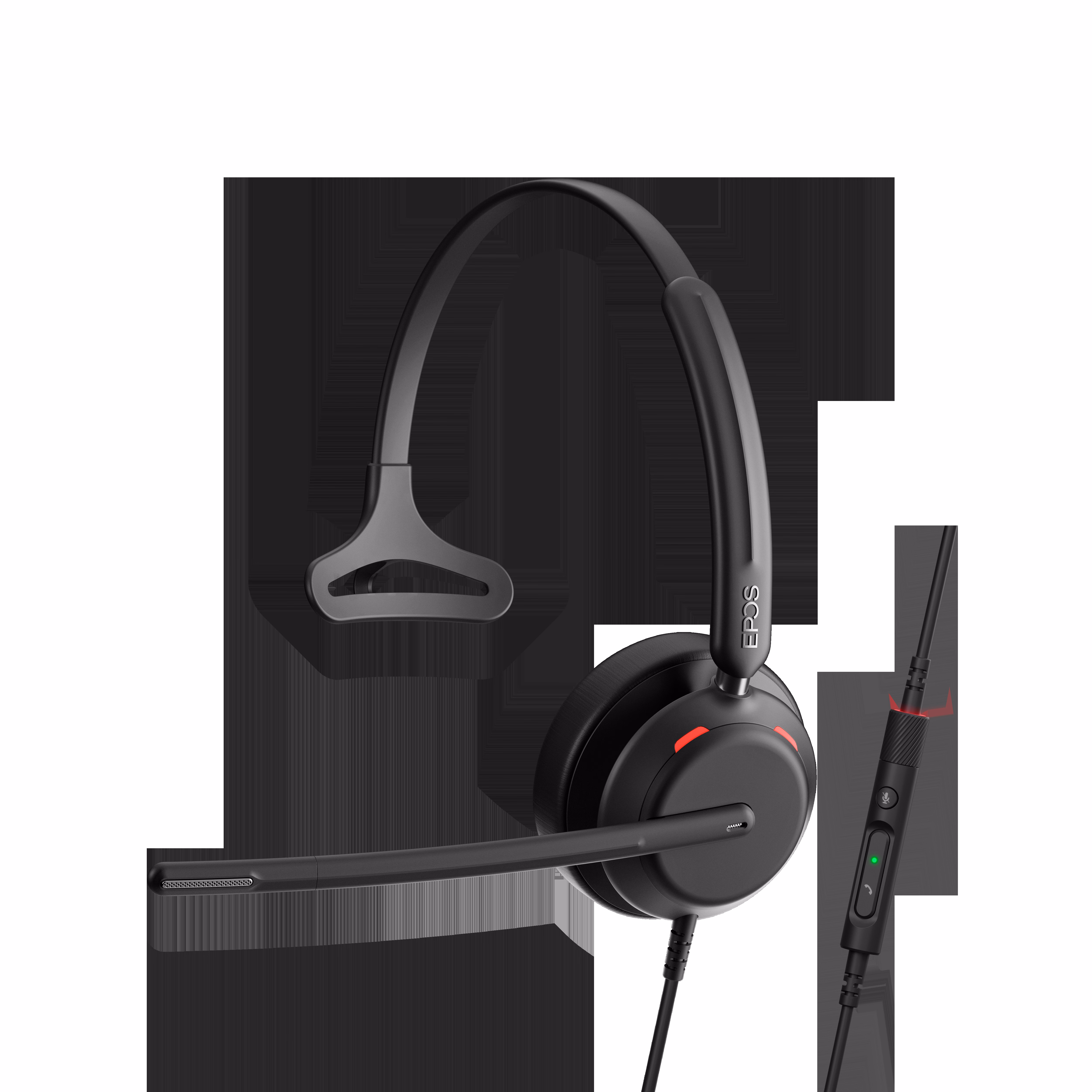 EPOS IMPACT 730 UC USB-C Mono Headset inkl. USB-A Adapter & Inline-Controller