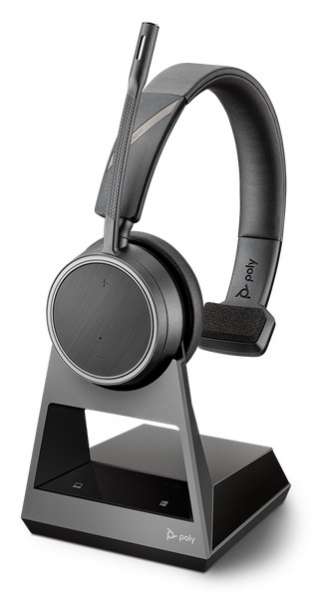 Poly Voyager 4210 Office USB-A 2-Way Base Mono Bluetooth NC Headset für Festnetz, PC Softphone und M