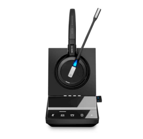 EPOS (Sennheiser) IMPACT SDW 5016 Mono 3-in-1 DECT UNC Headset mit BTD 800 Dongle für Festnetz, PC S