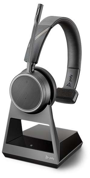 Poly Voyager 4210 Office 1-Way Base Mono Bluetooth NC Headset für Festnetz und Mobiltelefon