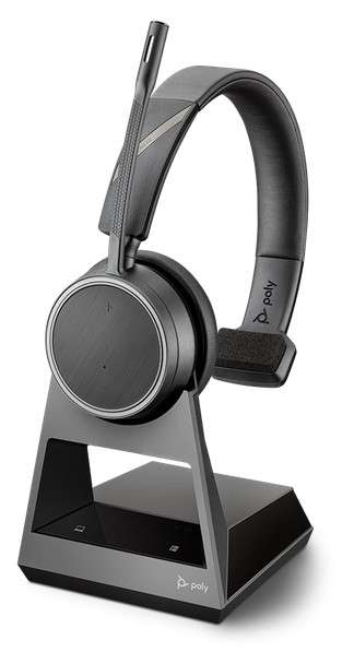 Poly Voyager 4210 Office USB-C 2-Way Base Mono Bluetooth NC Headset für Festnetz, PC Softphone und M