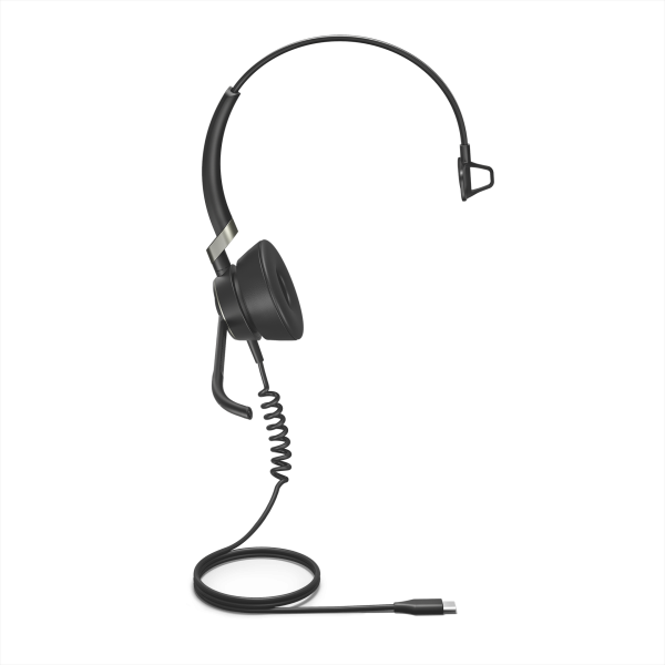 Jabra Engage 50 USB-C Mono Headset mit Super-Breitband-Audio und 3-Mikrofon-Technologie für PC Softp