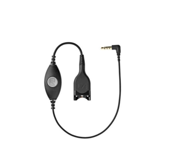 EPOS (Sennheiser) CMB 01 CTRL Anschlusskabel QD zu 3,5mm Stereo Klinke für iPhone/Samsung und Alcate